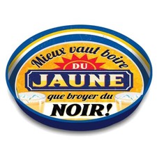 Plateau métallique BOIRE DU