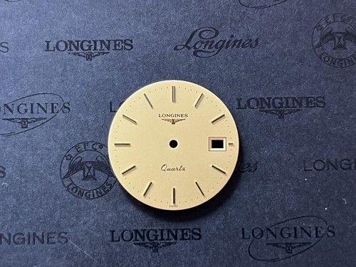 Longines cadran quartz - cadran, doré