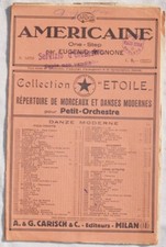 EUGENIO MIGNONE AMÉRICAINE 1924 MUSIQUE PARTITIONS ORCHESTRE INSTRUMENTS PIANO