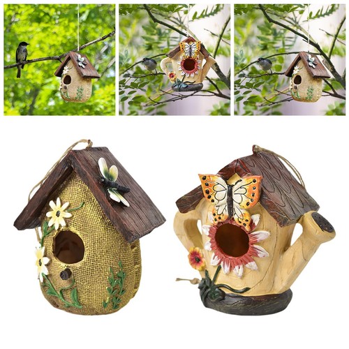 Maison oiseau suspendu - maison, d'oiseau