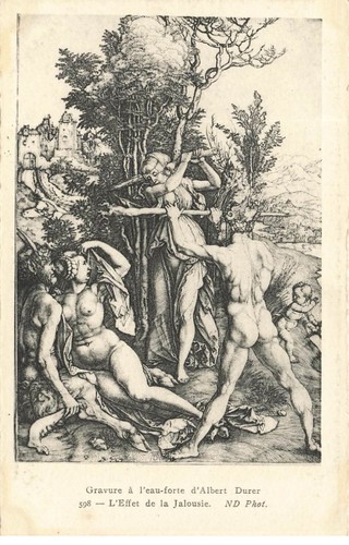 Tableau gravure à - -,