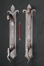 Deux Appliques, fer forgé, anciennes