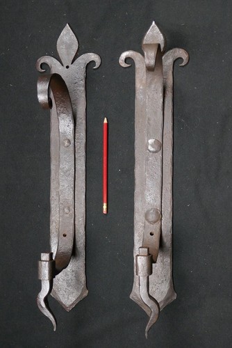 Deux appliques fer - appliques,,