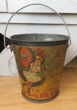 ANCIEN sceau POT A MOUTARDE DE DIJON  PARIZOT tole lithographiée Poulbot Rare