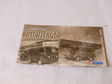 Corgi catalogue HERITAGE 2000