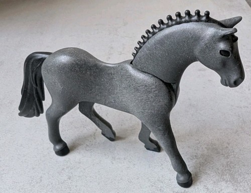 Playmobil cheval gris - ,