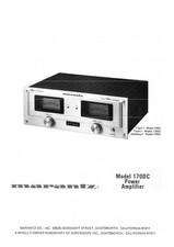 Marantz 170DC Amplifier Owners