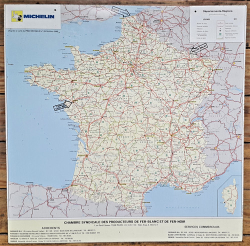 Carte france imprimée sur - imprimée,