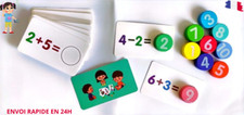 Jeu d'apprentissage calcul mathématiques arithmétiques ludique MONTESSORI