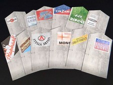 12 Publicités murales  sur crépi ancien maquette HO Régions et Compagnies