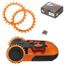 Robo-Tonteuse 2 Pièces Amélioration De La Traction Orange Ø 180Mm Pour KRESS