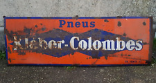 Grande Plaque Émaillée KLEBER ( L:195cm × H:70cm ) Tôle Enseigne Pub Déco Garage