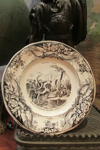 Ancien assiette creil - creil, &