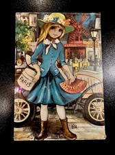 Rare Tableau Poulbot Paris