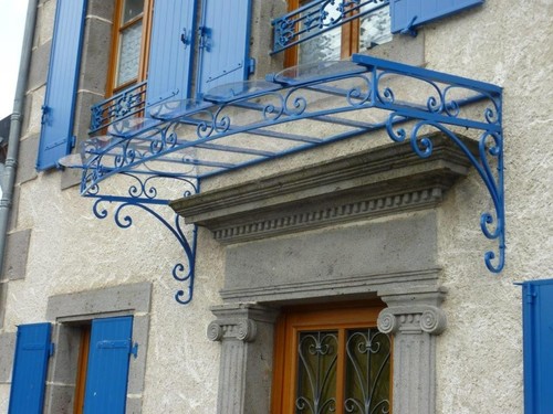 Marquise cintrée façade - cintrée,