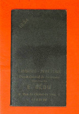GIEN ( 45  ) LIBRAIRIE E. BÉDU /  AGENDA SEMAINIER VIERGE 1934