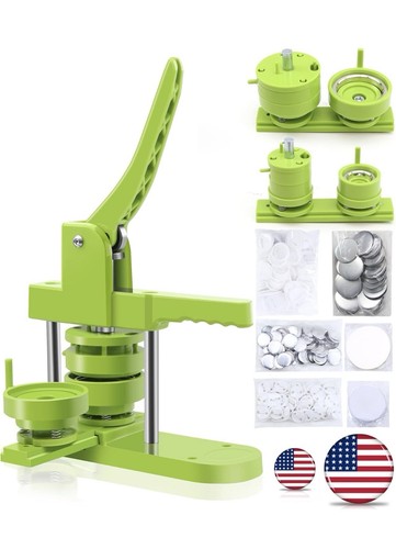 Button maker machine 25in - 1.25in, &