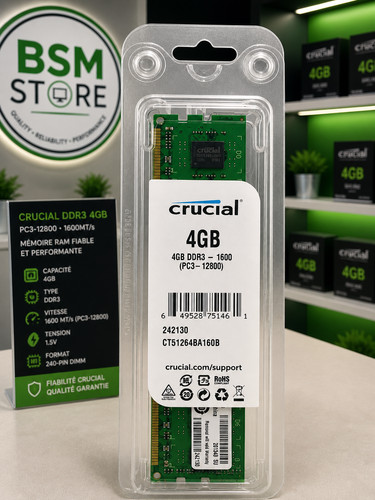 Crucial cl11 mémoire ram - mémoire, ddr3