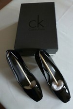 Chaussures femme Calvin KLEIN Escarpin Cuir Noir T 37 Très bon état