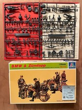1/35 ITALERI 316 : MOTO BMW R75 ZUNDAPP KS750 ET FIGURINES WEHRMACHT HEER RARE