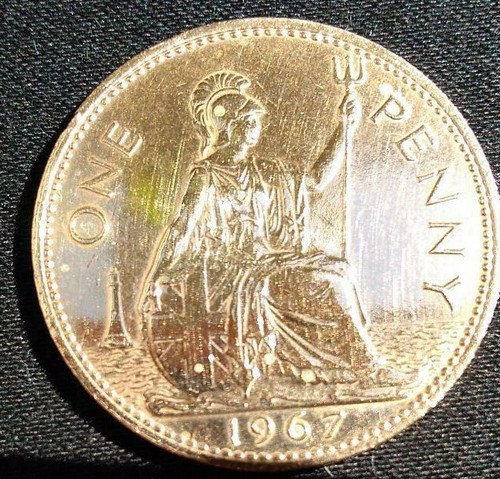 One penny 1967 pièce de - penny,