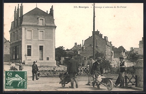 Cpa bourges passage - cpa, à