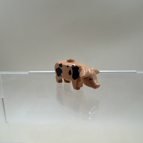 Lego spotted pig - with, black