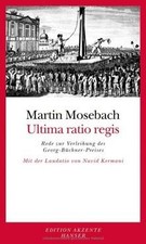 Ultima ratio regis: Rede zur Verleihung des Georg-B... | Livre | état comme neuf