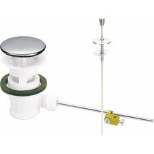 Bonde de lavabo à clapet