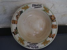 assiette Blédine publicitaire à bouillie bébé