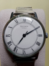 SEKONDA VINTAGE MECHANIQUE 19 RUBIS FABRIQUE EN USSR FONCTIONNE