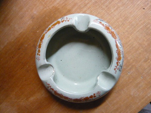 Cendrier vintage champagne - cendrier,