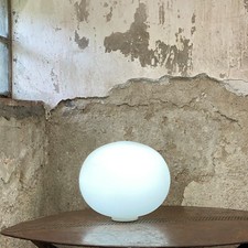 Lampe à Poser Design Minimaliste Space Age - Style Glo Ball - D. 33 cm - 1990's