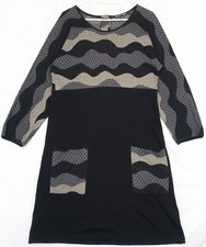 Robe pull en coton noir