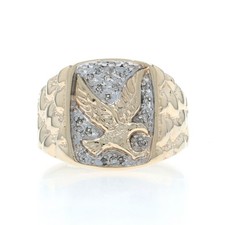 Bague Majestueuse Aigle En Or