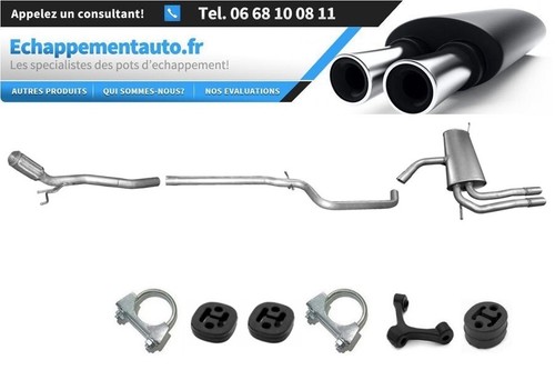 échappement complet tube - Échappement,
