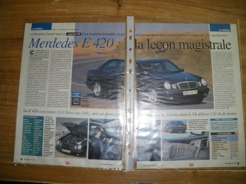 Essai mercedes e - a,