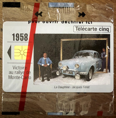 Telecarte renault 1958 réf - renault,