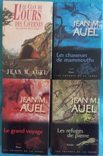 Jean M. AUEL / Les enfants de la terre - 4 volumes - ( Tomes 1 ; 3; 4 ; 5 )