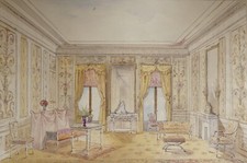 Aquarelle Ancienne vers 1900