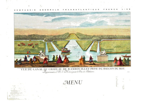 Paquebot colombie menu - ,