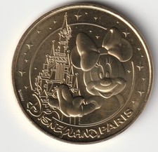 A- 2024 TOKEN MEDAILLE MONNAIE DE PARIS -- 77 N°58 DISNEYLAND MINNIE  / CHATEAU