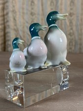 Ancienne Porcelaine Allemande trois canards Famille vintage collection