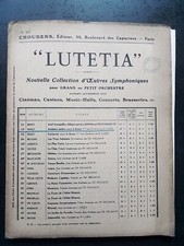 PARTITION ANCIENNE PIANO CONDUCTEUR - BIZET - Andante molto (Roma) / RAOUL LABIS