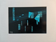 huile sur carton/abstrait