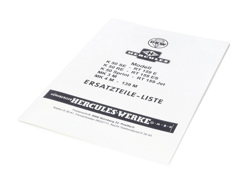 Liste pièces rechange - liste, de
