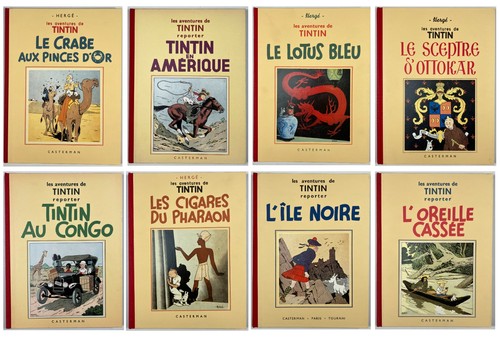 Tintin fac similé noir - similé,