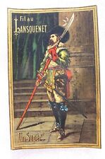 ETIQUETTE ANCIENNE : FIL AU LANSQUENET