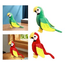 Animaux en peluche de simulation de jouet en peluche de perroquet mignon