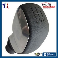 POMMEAU DE LEVIER VITESSE ARGENT - 96738471VV Prévu Pour 208 308 2008 3008 5008